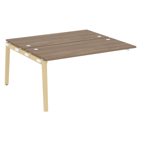 Наборный элемент рабочей станции на деревянных опорах Onix Wood OW.2.NRS-4.7 1580x1475x750 (Дуб Аризона/Дуб Светлый)