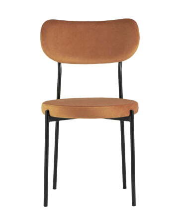 Стул Барбара велюр терракотовый (Стул Барбара терракотовый)