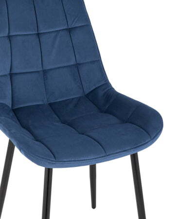 Стул Флекс велюр синий (Стул Флекс синий)