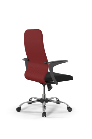 Кресло для руководителя Метта Sit 8 B2-10U - UMF(X1) /Uh02/Wh00/U1mL-b(M09.B21.G20.W01) (Красный | Черный)