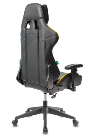 Кресло игровое Zombie VIKING 5 AERO черный/желтый эко.кожа с подголов. крестов. пластик (Желтый) Кресло игровое Zombie VIKING 5 AERO черный/желтый эко.кожа с подголов. крестов. пластик (Желтый)