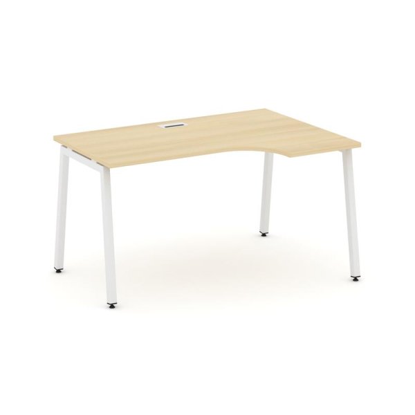 Стол рабочий эргономичный SN-4A.SPA-021(R) (1380х800/980х750) (Акация Лорка/Металл Белый) Стол рабочий эргономичный SN-4A.SPA-021(R) (1380х800/980х750) (Акация Лорка/Металл Белый)