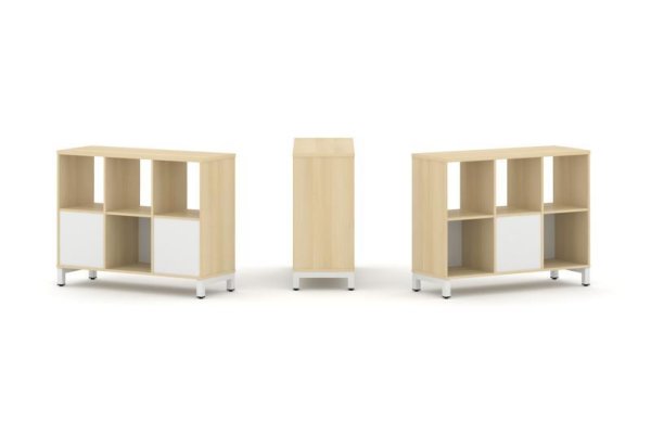 Набор стеллажа 2-х сторонний, 2 яруса SN.NSD-231 (1121х400х881) (Акация Лорка/Белый/Металл Белый) Набор стеллажа 2-х сторонний, 2 яруса SN.NSD-231 (1121х400х881) (Акация Лорка/Белый/Металл Белый)