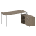 Рабочая станция с опорной тумбой правая Metal System Style БП.РС-СТС-2.4 Пр 1700x1520x750 (Дуб Наварра/Серый металл) Рабочая станция с опорной тумбой правая Metal System Style БП.РС-СТС-2.4 Пр 1700x1520x750 (Дуб Наварра/Серый металл)