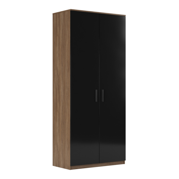 Гардероб Asti AST339513 900x450x2056 (Дуб/черный) Гардероб Asti AST339513 900x450x2056 (Дуб/черный)