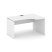Стол рабочий эргономичный SN-D.SPA-002(R) (1580х600/980х750) (Тиквуд Светлый/Белый) Стол рабочий эргономичный SN-D.SPA-002(R) (1580х600/980х750) (Тиквуд Светлый/Белый)