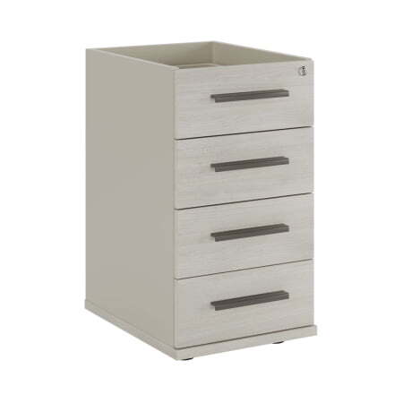 Тумба приставная с 4 ящиками New Line NLN36330521 406x510x750 (Дуб шамони светлый)