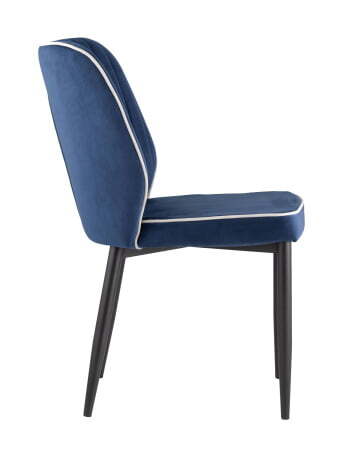 Стул Лоренс велюр синий (Стул Лоренс синий)