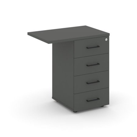 Тумба приставная SN.TPP-002 (416/700х460х750) (Антрацит)