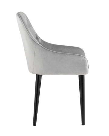Стул Джоан велюр светло-серый (Стул Джоан светло-серый)
