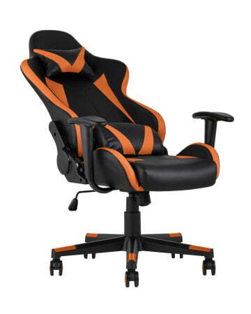 Кресло игровое TopChairs Gallardo оранжевое (Геймерское кресло Gallardo оранжевый) Кресло игровое TopChairs Gallardo оранжевое (Геймерское кресло Gallardo оранжевый)