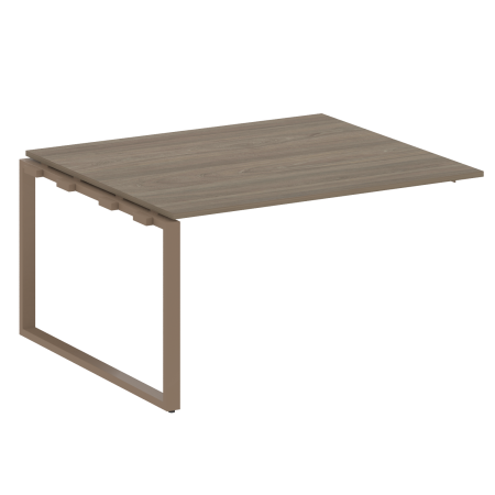Проходной наборный элемент переговорного стола Metal System Style БО.ППРГ-3 1400x1235x750 (Вяз/Мокко металл)