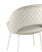 Стул Меган велюр с ромбами бежевый белые ножки (Стул Меган бежевый)