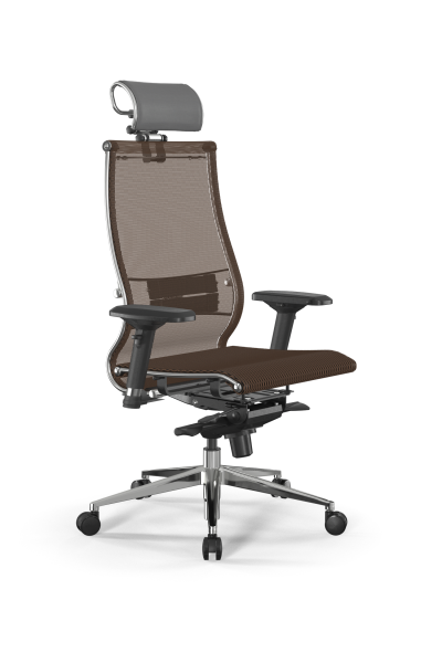 Кресло для руководителя Метта Samurai L2-5D - TS /Kc00/Nc00/D04P/H2cL-3D(M06.B32.G11.W03) (Светло-коричневый | Серый) Кресло для руководителя Метта Samurai L2-5D - TS /Kc00/Nc00/D04P/H2cL-3D(M06.B32.G11.W03) (Светло-коричневый | Серый)