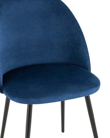 Стул Фолио велюр синий (Стул Фолио синий)