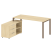 Рабочая станция с опорной тумбой левая Metal System Style БП.РС-СТС-2.4 Л 1700x1520x750 (Дуб Наварра/Серый металл) Рабочая станция с опорной тумбой левая Metal System Style БП.РС-СТС-2.4 Л 1700x1520x750 (Дуб Наварра/Серый металл)