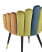 Кресло Камелия сине-зеленый (Стул-кресло Камелия сине-зеленый)