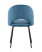Стул Меган велюр пыльно-синий (Стул Меган синий)