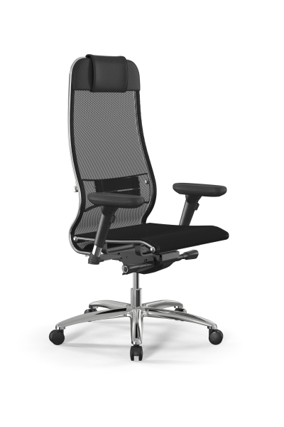 Кресло для руководителя Метта Samurai L1-1D - TS /Uc00/Nc00/D13P(M26.B31.G20.W03) (Черный)