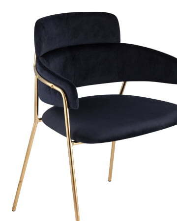 Стул Полин темно-синий (Стул Полин темно-синий)