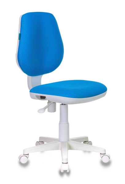 Кресло детское CH-W213 голубой TW-55 крестов. пластик пластик белый (Голубой)