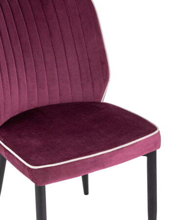 Стул Лоренс велюр бордовый (Стул Лоренс бордовый)