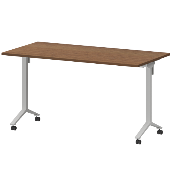 Стол мобильный складной Моби МБ22-140.70 1400x700x750 (Орех/Белый)