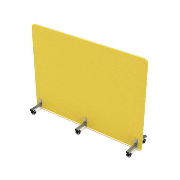 Акустическая мобильная перегородка SOFTOffice 011.МП.1612 1600x377x1200 (Lemon)