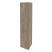 Шкаф высокий узкий правый Onix O.SU-1.3R 400x420x1977 (Тиквуд Светлый)