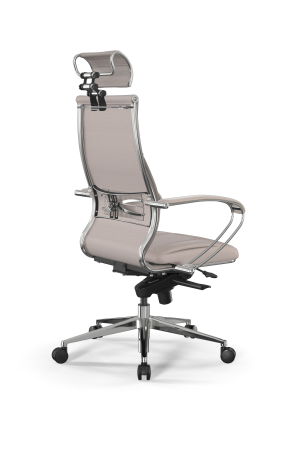 Кресло для руководителя Метта Samurai B2-11K - Infinity /Kc06/Wm06/K2cL/H2cL-3D(M06.B32.G11.W03) (Светло-бежевый)