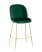 Стул полубарный Beetle со спинкой изумрудный (Стул полубарный Турин изумрудный)
