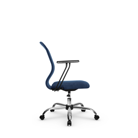 Кресло для руководителя Метта SU-Mr-4(Vivaldi)/подл.110/осн.006 (Светло-синий)