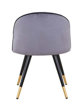 Стул Gabi LUX велюр серый (Стул Gabi серый)