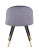 Стул Gabi LUX велюр серый (Стул Gabi серый)