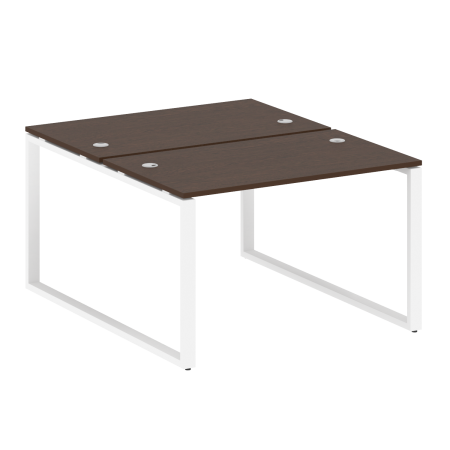 Рабочая станция Metal System Style БО.РАС-СП-2.2 1200x1475x750 (Венге Цаво/Белый металл)