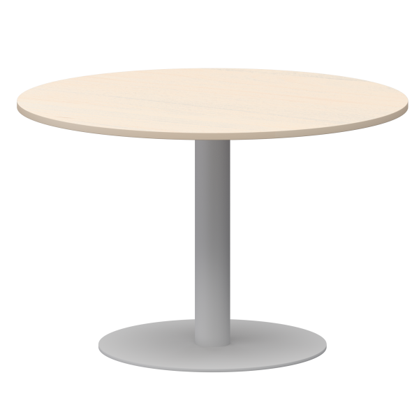 Стол круглый Арго-М АМ-Д120 1200x1200x760 (Бук/Белый)