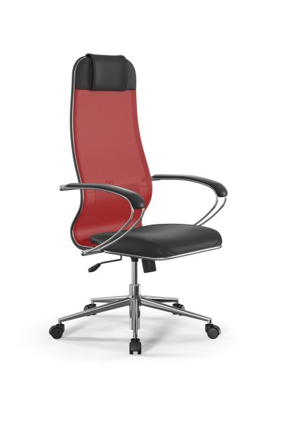 Кресло для руководителя Метта Sit 10 B1-115K - T+Extra /Um00/Wm12/K1cL(M09.B23.G18.W01) (Красный | Черный) Кресло для руководителя Метта Sit 10 B1-115K - T+Extra /Um00/Wm12/K1cL(M09.B23.G18.W01) (Красный | Черный)