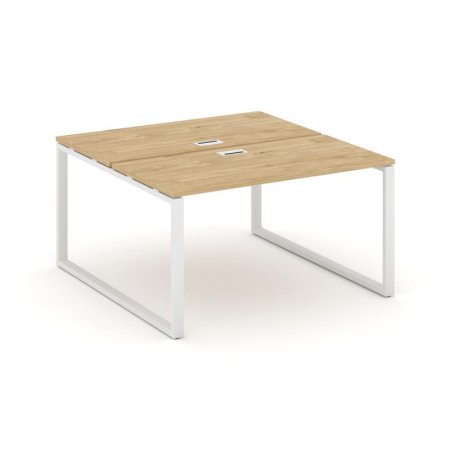 Рабочая станция 2-х сторонняя SN-6O.DRS-001 (980х1232х750) (Тиквуд Светлый/Металл Белый)