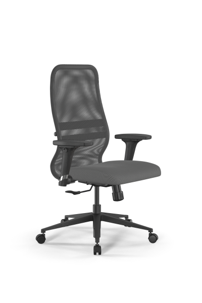 Кресло для руководителя Метта SynchroSit 8 B2-8D - X1+UMF(X1) /Uh00/Wh00/D02P(M20.B11.G19.W02) (Светло-серый) Кресло для руководителя Метта SynchroSit 8 B2-8D - X1+UMF(X1) /Uh00/Wh00/D02P(M20.B11.G19.W02) (Светло-серый)