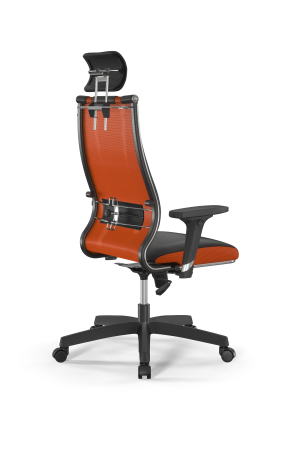 Кресло для руководителя Метта Sit 10 B2-160D - X2+Extra /Km39/Wm12/D02P/H3mL-2D(M09.B02.G15.W01) (Черный | Оранжевый) Кресло для руководителя Метта Sit 10 B2-160D - X2+Extra /Km39/Wm12/D02P/H3mL-2D(M09.B02.G15.W01) (Черный | Оранжевый)