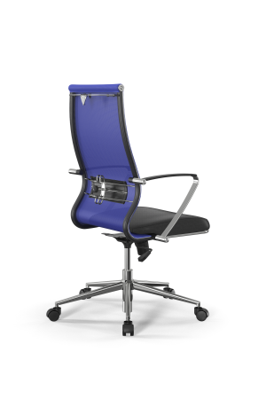 Кресло для руководителя Метта Sit 10 B2-163K - T+Extra /Km00/Wm12/K5cL(M09.B23.G18.W01) (Васильковый | Черный)