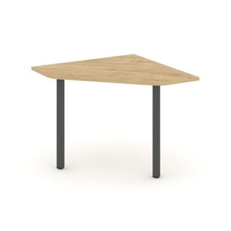 Угловой элемент переговорного стола SN-5.UPRG-001 (980х980х750) (Тиквуд Светлый/Металл Антрацит)
