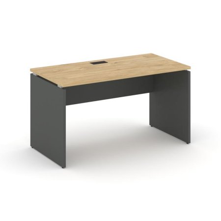 Стол письменный SN-D.SP-021 (980х800х750) (Тиквуд Светлый/Антрацит)