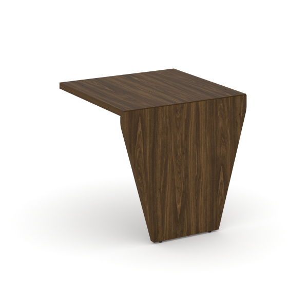 Брифинг-приставка Corner COR.BR-8 (800x800x750) (Орех Лоренцо-Графит)