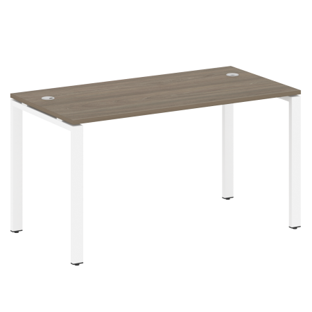 Стол письменный Metal System Style БП.СП-3 1400x720x750 (Вяз/Белый металл)