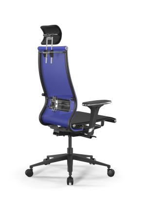 Кресло для руководителя Метта SynchroSit 10 B2-107D - T /Km00/Nb00/D32P/H3mL-2D(M23.B11.G19.W03) (Васильковый | Черный) Кресло для руководителя Метта SynchroSit 10 B2-107D - T /Km00/Nb00/D32P/H3mL-2D(M23.B11.G19.W03) (Васильковый | Черный)