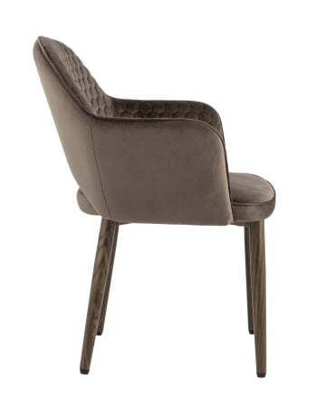 Стул Венера Хани велюр коричневый ножки дерево (Стул Венера Хани коричневый) Стул Венера Хани велюр коричневый ножки дерево (Стул Венера Хани коричневый)