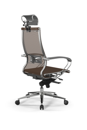 Кресло для руководителя Метта Samurai L2-5K - TS /Kc00/Nc00/K2cL/H2cL-3D(M06.B32.G11.W03) (Светло-коричневый | Серый) Кресло для руководителя Метта Samurai L2-5K - TS /Kc00/Nc00/K2cL/H2cL-3D(M06.B32.G11.W03) (Светло-коричневый | Серый)