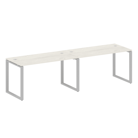 Рабочая станция Metal System Style БО.СМ-2.3 2800x720x750 (Дуб Наварра/Серый металл)
