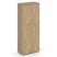 Шкаф высокий широкий ES.ST-1.8 (800х420х1977) (Латте/Тиквуд Светлый)